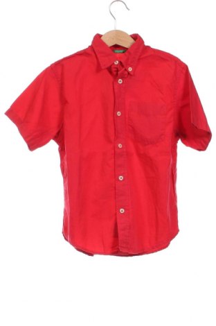 Παιδικό πουκάμισο United Colors Of Benetton, Μέγεθος 3-4y/ 104-110 εκ., Χρώμα Κόκκινο, Τιμή 6,41 €