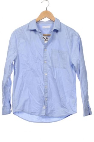 Детска риза Zara, Размер 13-14y/ 164-168 см, Цвят Син, Цена 8,39 лв.