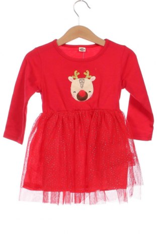 Kinderkleid, Größe 2-3y/ 98-104 cm, Farbe Rot, Preis 8,35 €