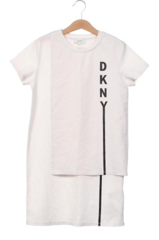 Детска рокля DKNY, Размер 9-10y/ 140-146 см, Цвят Бял, Цена 31,28 лв.