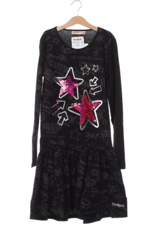 Детска рокля Desigual, Размер 12-13y/ 158-164 см, Цвят Черен, Цена 149,00 лв.