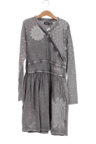 Παιδικό φόρεμα Desigual, Μέγεθος 10-11y/ 146-152 εκ., Χρώμα Γκρί, Τιμή 46,08 €