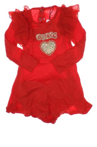 Детска рокля Guess, Размер 3-6m/ 62-68 см, Цвят Червен, Цена 109,00 лв.