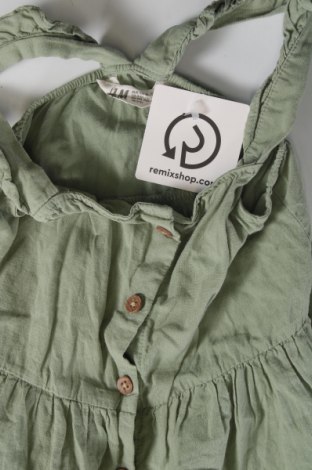 Dziecięca sukienka H&M, Rozmiar 3-4y/ 104-110 cm, Kolor Zielony, Cena 57,47 zł