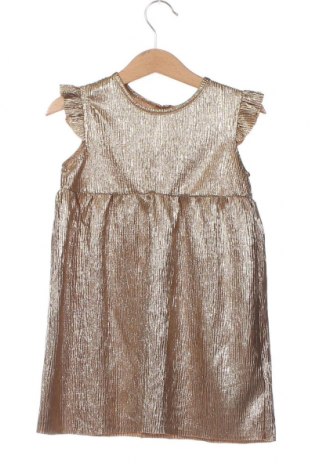 Детска рокля H&M, Размер 18-24m/ 86-98 см, Цвят Златист, Цена 36,00 лв.