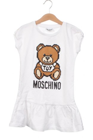 Детска рокля Moschino, Размер 3-4y/ 104-110 см, Цвят Бял, Цена 88,98 лв.