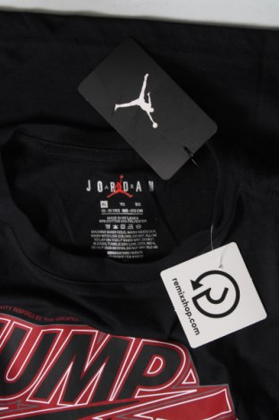 Kinder T-Shirt Air Jordan Nike, Größe 15-18y/ 170-176 cm, Farbe Schwarz, Preis € 51,42