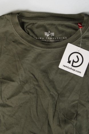 Παιδικό μπλουζάκι Alpha Industries, Μέγεθος 13-14y/ 164-168 εκ., Χρώμα Πράσινο, Τιμή 11,00 €