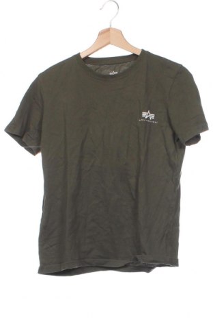Kinder T-Shirt Alpha Industries, Größe 13-14y/ 164-168 cm, Farbe Grün, Preis 6,27 €