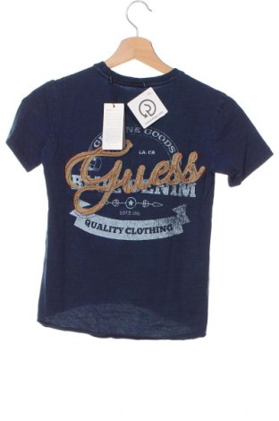 Dziecięcy T-shirt Guess, Rozmiar 7-8y/ 128-134 cm, Kolor Niebieski, Cena 101,77 zł
