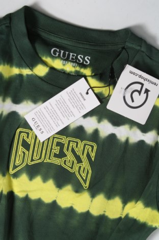Dziecięcy T-shirt Guess, Rozmiar 7-8y/ 128-134 cm, Kolor Zielony, Cena 101,77 zł