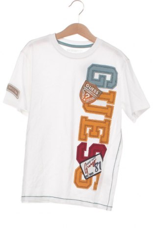 Dziecięcy T-shirt Guess, Rozmiar 7-8y/ 128-134 cm, Kolor Biały, Cena 104,22 zł