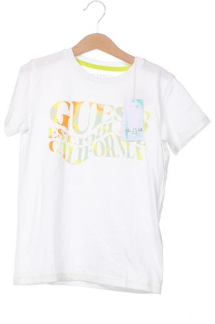 Детска тениска Guess, Размер 7-8y/ 128-134 см, Цвят Бял, Цена 29,90 лв.