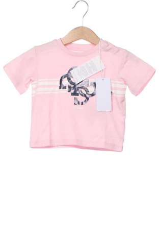 Dziecięcy T-shirt Guess, Rozmiar 3-6m/ 62-68 cm, Kolor Różowy, Cena 67,44 zł