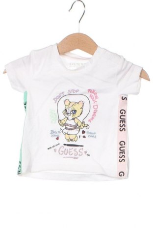 Детска тениска Guess, Размер 3-6m/ 62-68 см, Цвят Бял, Цена 46,00 лв.