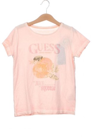 Детска тениска Guess, Размер 7-8y/ 128-134 см, Цвят Розов, Цена 38,18 лв.