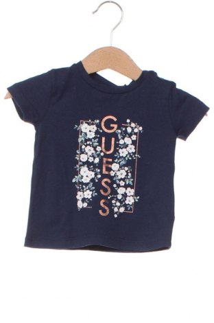 Dziecięcy T-shirt Guess, Rozmiar 3-6m/ 62-68 cm, Kolor Niebieski, Cena 122,61 zł