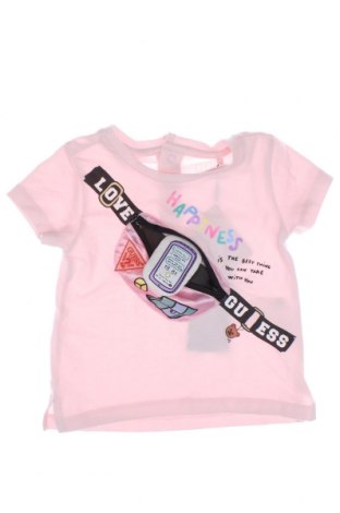 Tricou pentru copii Guess, Mărime 3-6m/ 62-68 cm, Culoare Roz, Preț 121,05 Lei