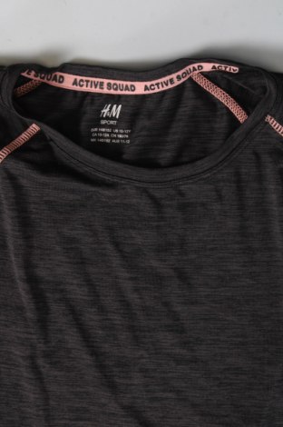 Παιδικό μπλουζάκι H&M Sport, Μέγεθος 10-11y/ 146-152 εκ., Χρώμα Γκρί, Τιμή 2,65 €