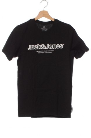 Детска тениска Jack & Jones, Размер 15-18y/ 170-176 см, Цвят Черен, Цена 33,00 лв.