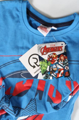 Детска тениска Marvel, Размер 10-11y/ 146-152 см, Цвят Син, Цена 19,76 лв.