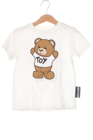 Kinder T-Shirt Moschino, Größe 5-6y/ 116-122 cm, Farbe Ecru, Preis 30,28 €