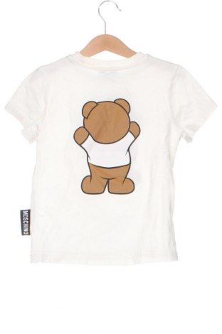 Kinder T-Shirt Moschino, Größe 5-6y/ 116-122 cm, Farbe Ecru, Preis 30,28 €