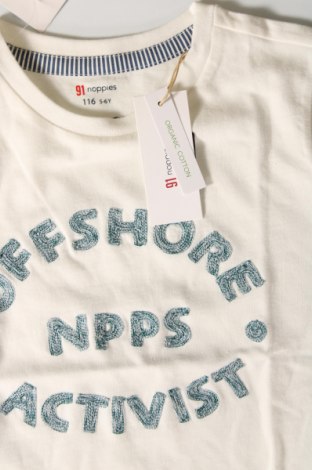Kinder T-Shirt Noppies, Größe 5-6y/ 116-122 cm, Farbe Weiß, Preis 17,01 €
