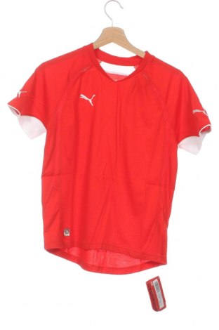 Детска тениска PUMA, Размер 10-11y/ 146-152 см, Цвят Червен, Цена 21,45 лв.