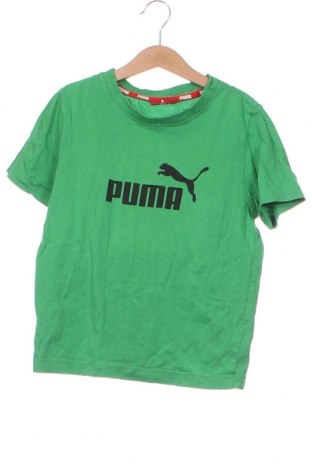 Dziecięcy T-shirt PUMA, Rozmiar 7-8y/ 128-134 cm, Kolor Zielony, Cena 44,14 zł