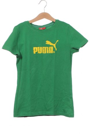 Παιδικό μπλουζάκι PUMA, Μέγεθος 11-12y/ 152-158 εκ., Χρώμα Πράσινο, Τιμή 7,07 €