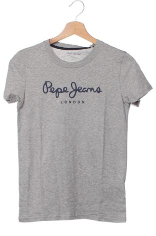 Tricou pentru copii Pepe Jeans, Mărime 11-12y/ 152-158 cm, Culoare Gri, Preț 80,53 Lei