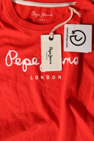 Tricou pentru copii Pepe Jeans, Mărime 9-10y/ 140-146 cm, Culoare Roșu, Preț 111,39 Lei