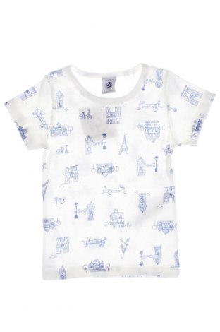 Детска тениска Petit Bateau, Размер 18-24m/ 86-98 см, Цвят Бял, Цена 25,50 лв.