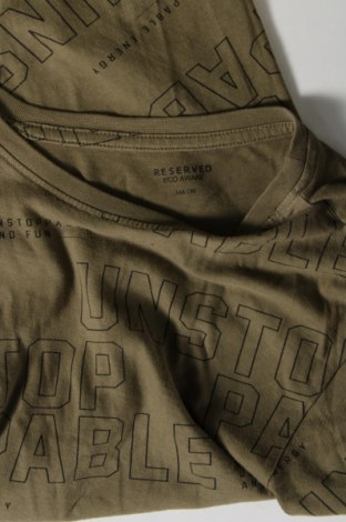 Kinder T-Shirt Reserved, Größe 13-14y/ 164-168 cm, Farbe Grün, Preis € 6,06