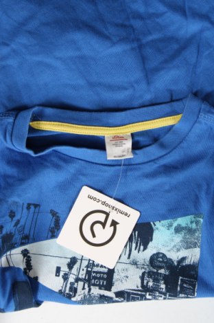 Παιδικό μπλουζάκι S.Oliver, Μέγεθος 10-11y/ 146-152 εκ., Χρώμα Μπλέ, Τιμή 8,00 €