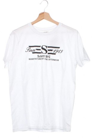 Παιδικό μπλουζάκι Schott, Μέγεθος 15-18y/ 170-176 εκ., Χρώμα Λευκό, Τιμή 19,79 €
