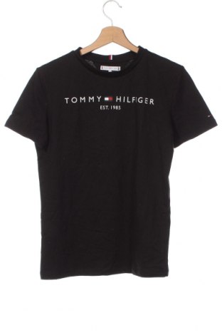 Παιδικό μπλουζάκι Tommy Hilfiger, Μέγεθος 12-13y/ 158-164 εκ., Χρώμα Μαύρο, Τιμή 32,99 €
