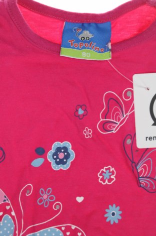 Dziecięcy T-shirt Topolino, Rozmiar 9-12m/ 74-80 cm, Kolor Różowy, Cena 14,56 zł