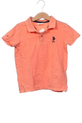 Παιδικό μπλουζάκι U.S. Polo Assn., Μέγεθος 6-7y/ 122-128 εκ., Χρώμα Πορτοκαλί, Τιμή 6,75 €