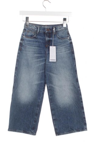 Dziecięce jeansy Guess, Rozmiar 7-8y/ 128-134 cm, Kolor Niebieski, Cena 132,42 zł