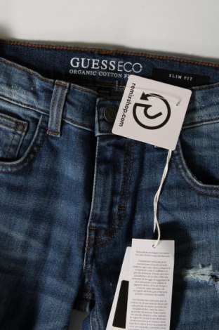 Dziecięce jeansy Guess, Rozmiar 7-8y/ 128-134 cm, Kolor Niebieski, Cena 146,81 zł