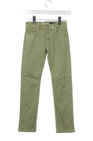 Dziecięce jeansy Guess, Rozmiar 7-8y/ 128-134 cm, Kolor Zielony, Cena 146,81 zł