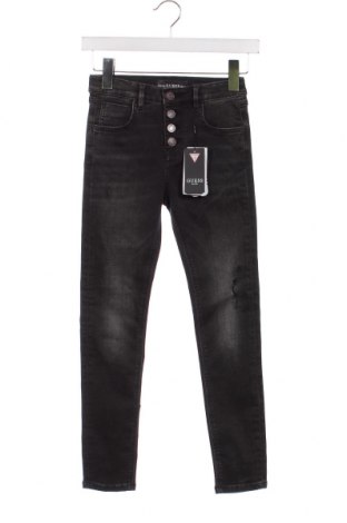Dziecięce jeansy Guess, Rozmiar 7-8y/ 128-134 cm, Kolor Czarny, Cena 172,72 zł