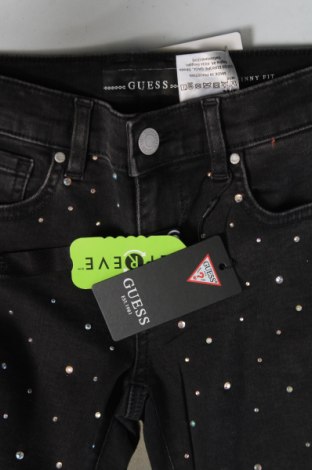 Dziecięce jeansy Guess, Rozmiar 7-8y/ 128-134 cm, Kolor Czarny, Cena 287,87 zł