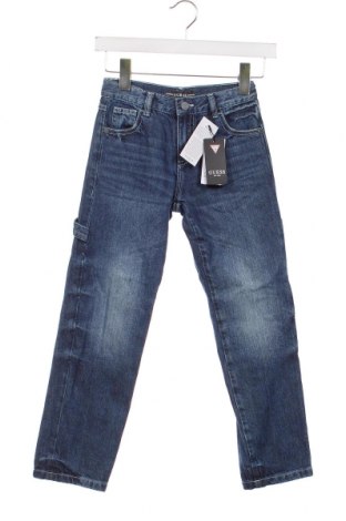 Dziecięce jeansy Guess, Rozmiar 7-8y/ 128-134 cm, Kolor Niebieski, Cena 146,81 zł