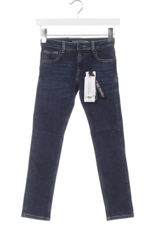 Dziecięce jeansy Guess, Rozmiar 7-8y/ 128-134 cm, Kolor Niebieski, Cena 126,66 zł