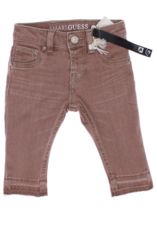 Dětské džíny  Guess, Velikost 3-6m/ 62-68 cm, Barva Popelavě růžová, Cena  798,00 Kč