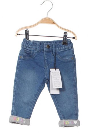 Dziecięce jeansy Guess, Rozmiar 3-6m/ 62-68 cm, Kolor Niebieski, Cena 132,42 zł
