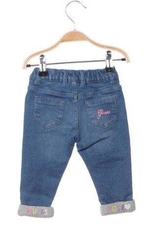 Dziecięce jeansy Guess, Rozmiar 3-6m/ 62-68 cm, Kolor Niebieski, Cena 155,45 zł